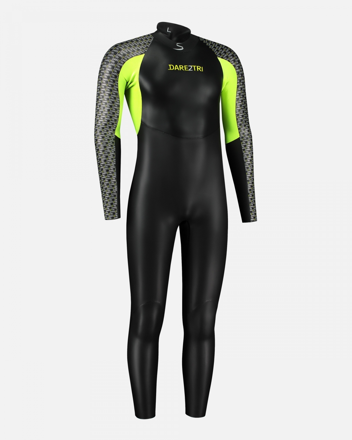 mannequin foto van wetsuit van dare2tri