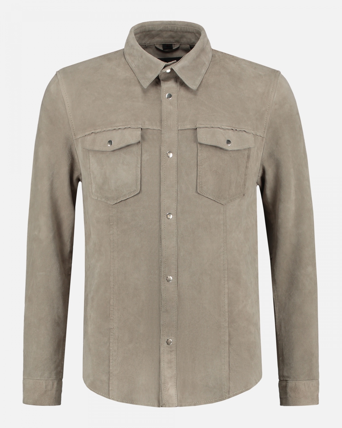 mannequin foto van overshirt sand van goosecraft